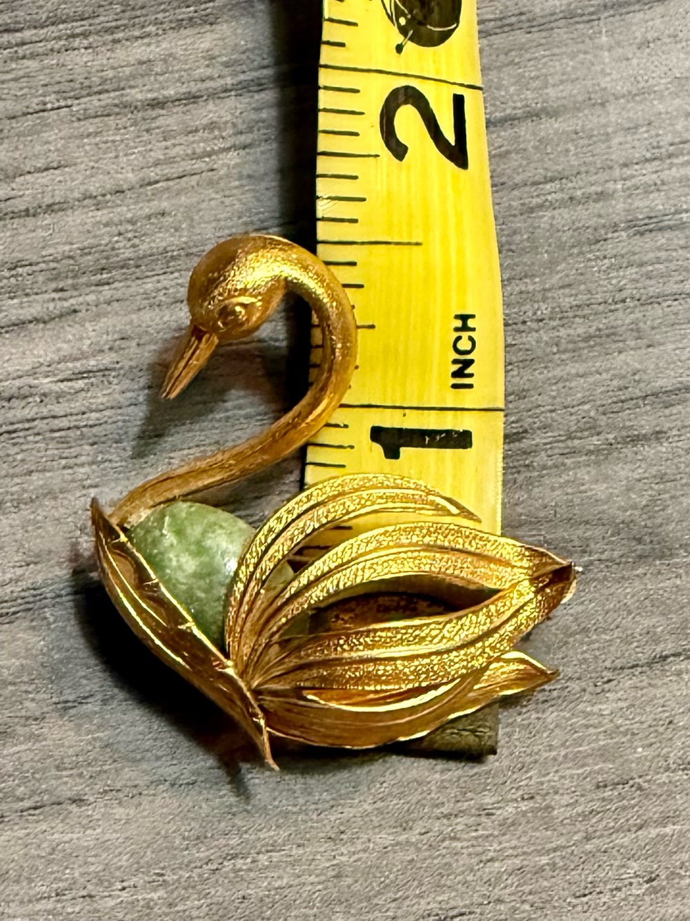 Vintage swan brooch - Picture 3 of 4